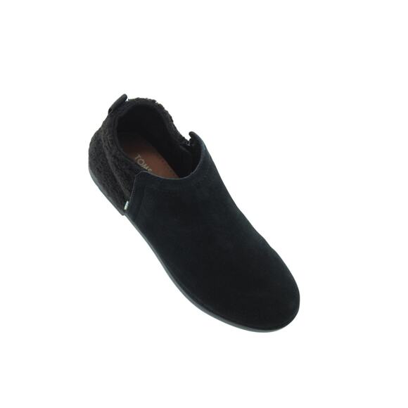 Toms Big Girls Deia Mixed Media Bootie, Size 4 M - Black - Picture 1 of 6